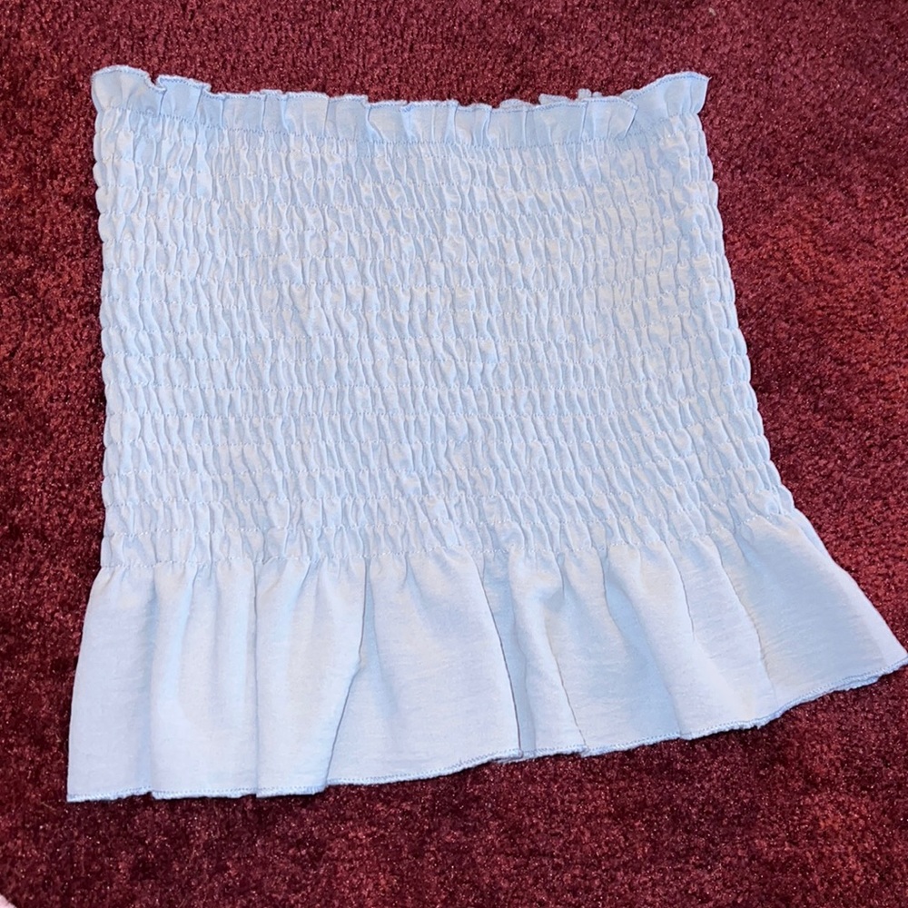 Light Blue Tube Top